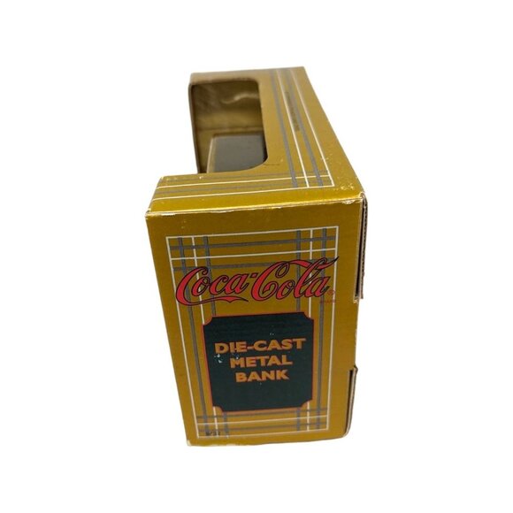 Vintage 1993 Coca-Cola Die-Cast Metal Bank Yellow Delivery Truck 9432 ERTL 1:25 - Picture 3 of 4